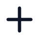 Simple black plus sign on a white background.